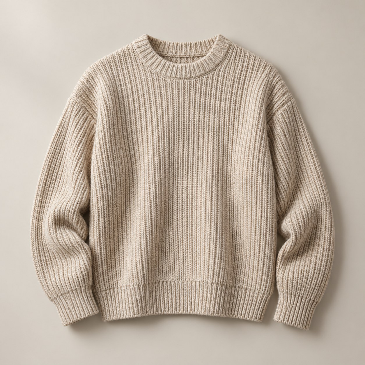 Oatmeal knit sweater